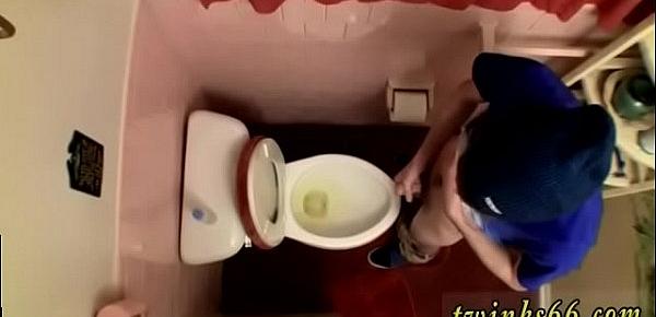  Effeminate gay solo first time Unloading In The Toilet Bowl